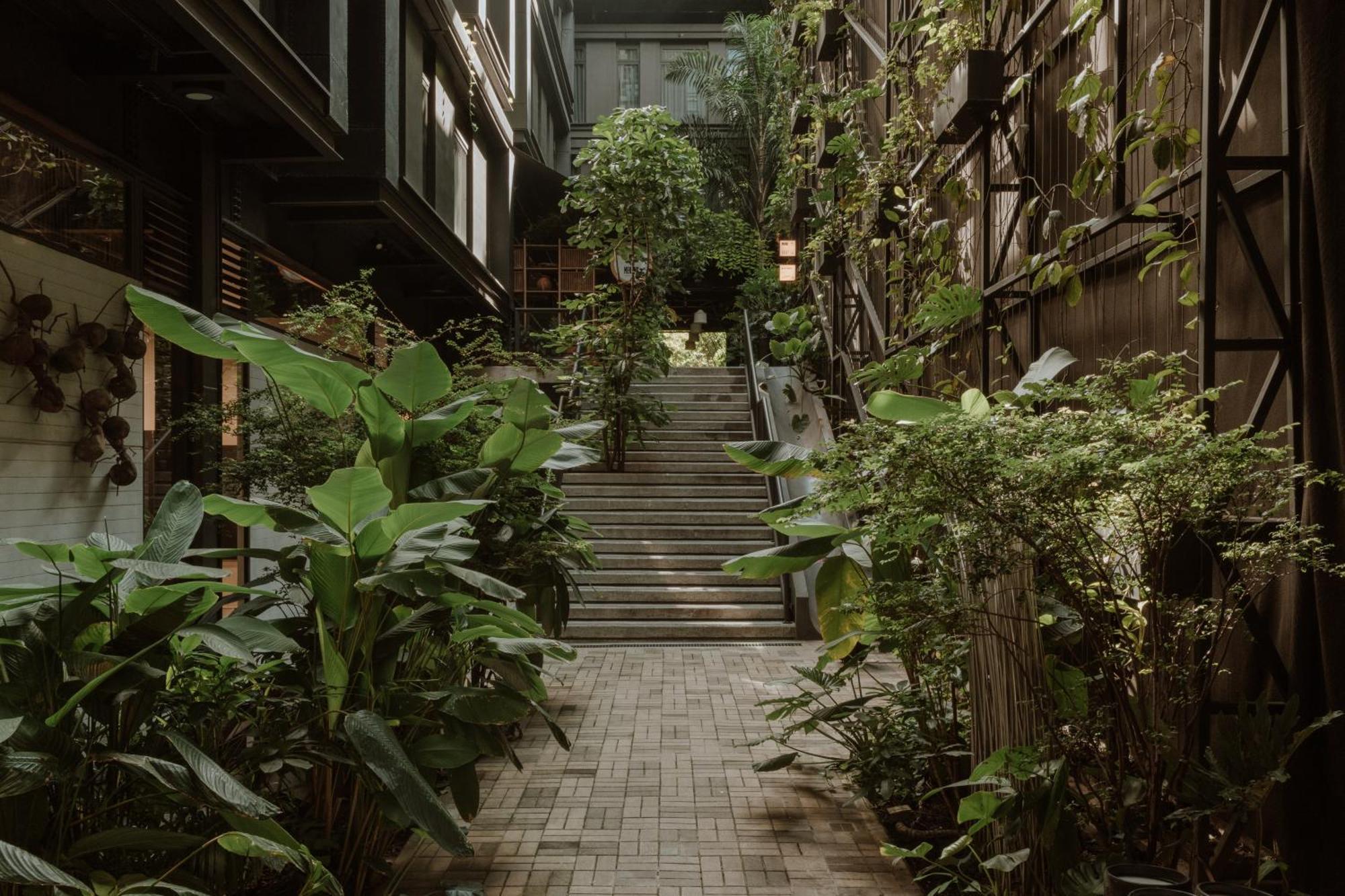 The Click Clack Hotel Medellin Ngoại thất bức ảnh The interior of the hotel