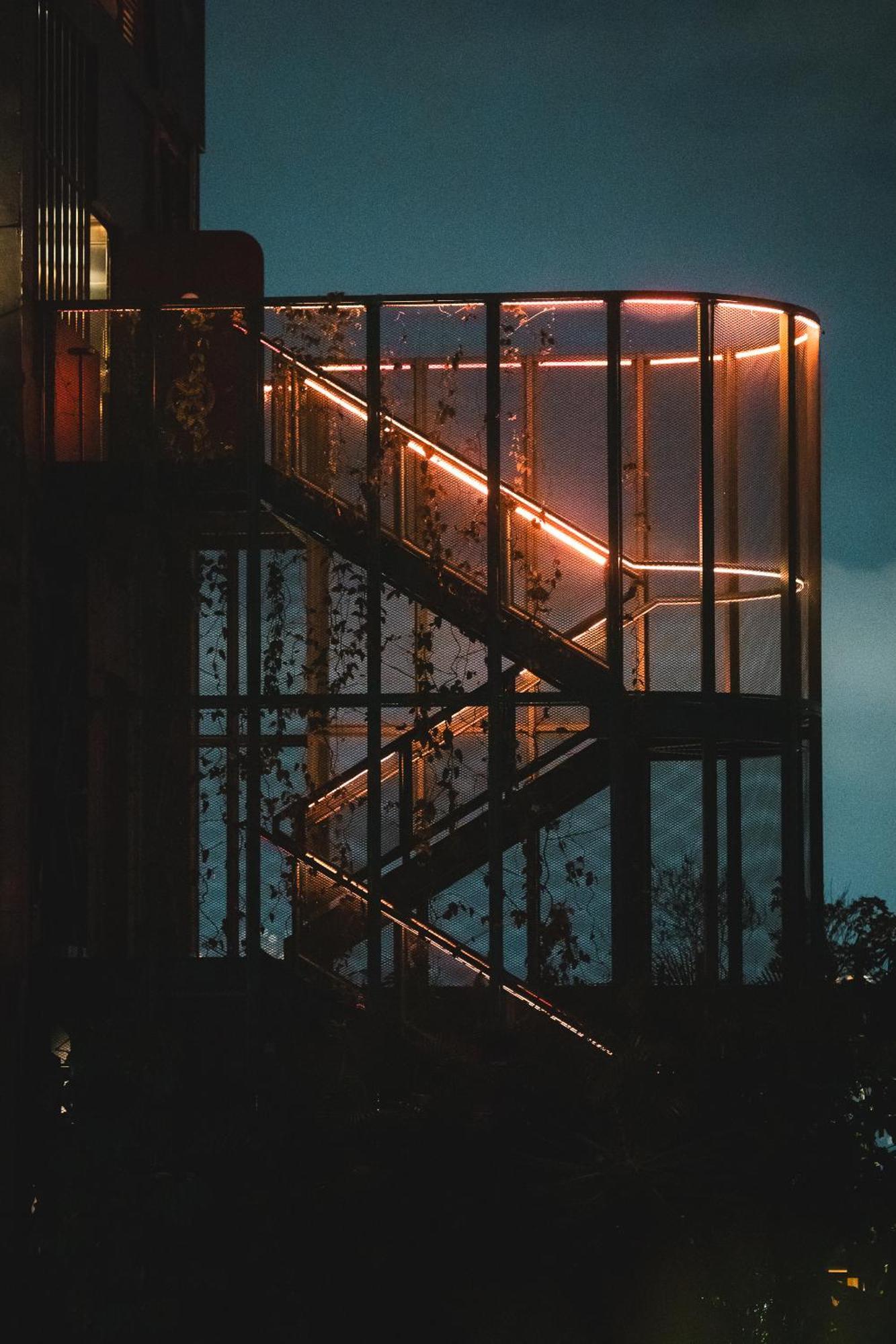The Click Clack Hotel Medellin Ngoại thất bức ảnh The staircase at the top of the observation tower